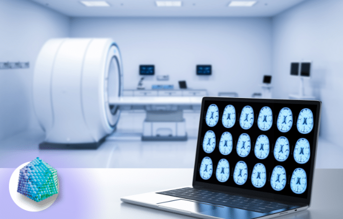 SD-TDA for the measurement of Size of Gadolinium-based contrast Agent